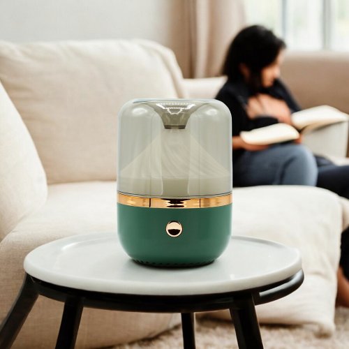 (image for) Urban Aroma Diffuser Green & Bronze - USB - Colour Change