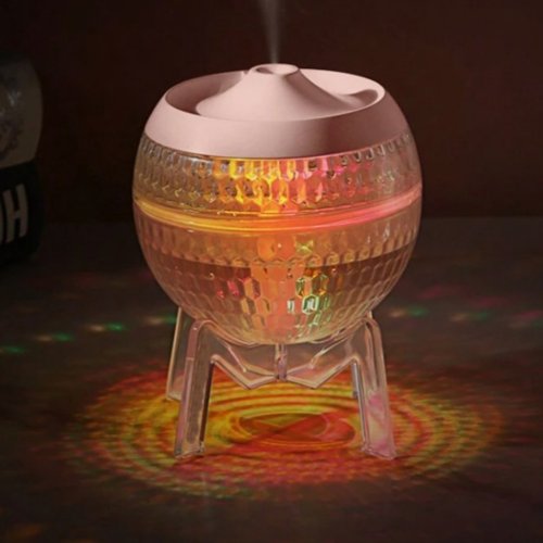 (image for) Clear Humidifer Mondo Planet - USB - Colour Change (down light)