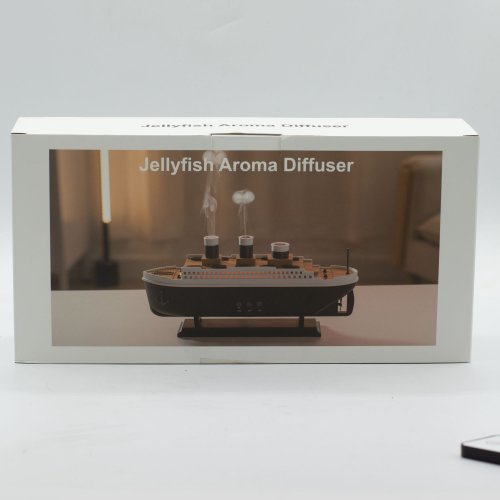 (image for) Ship Model Puff Effect Aroma Diffuser with Colour-Changing LED