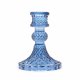 (image for) Vintage Dinner Candle Holder - Royal Blue