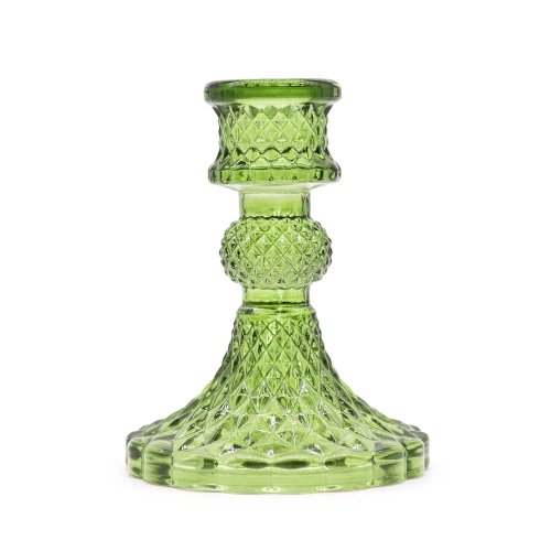 (image for) Vintage Dinner Candle Holder - Garden Jade