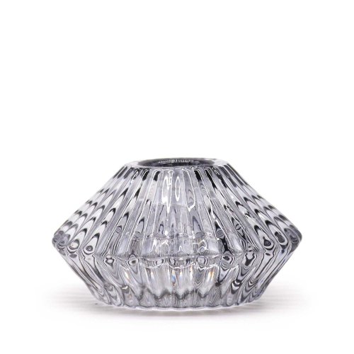 (image for) Flower Flip Dinner Candle / Tealight Holder - Midnight Grey