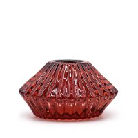 (image for) Flower Flip Dinner Candle / Tealight Holder - Vampire Red