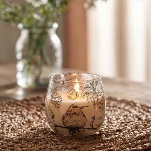 (image for) Small Glass Jar Candles - Drawn by Flame