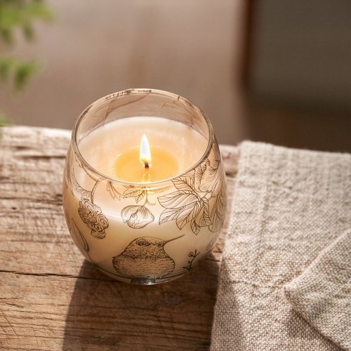 (image for) Small Glass Jar Candles - Drawn by Flame
