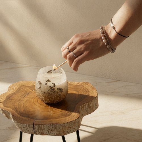 (image for) Small Glass Jar Candles - Wildlight Woods