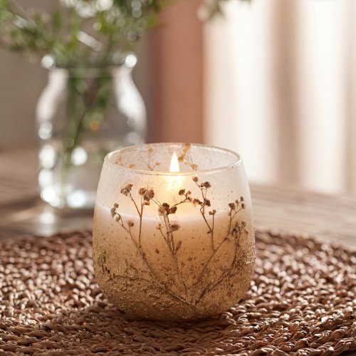 (image for) Medium Glass Jar Candles - Wildlight Woods