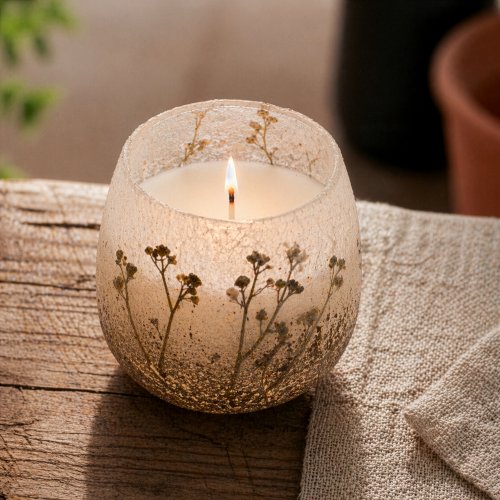 (image for) Medium Glass Jar Candles - Wildlight Woods