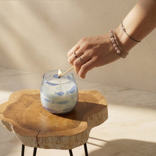 (image for) Small Glass Jar Candles - Seabreeze