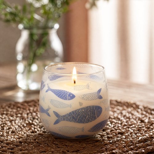 (image for) Medium Glass Jar Candles - Seabreeze