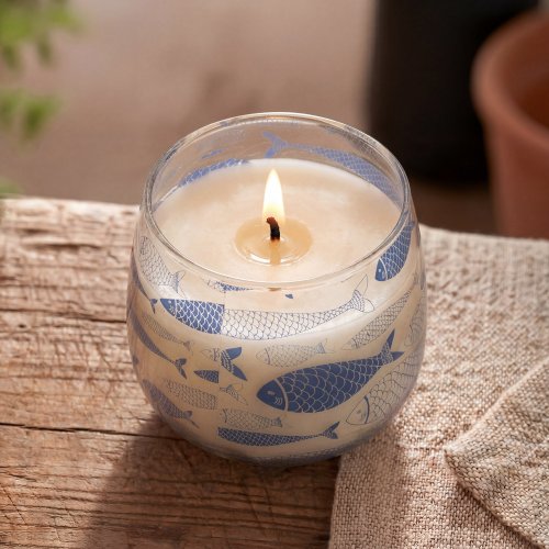 (image for) Medium Glass Jar Candles - Seabreeze