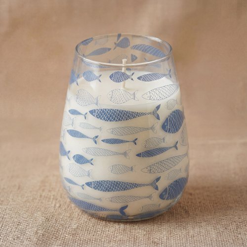 (image for) Tall Glass Jar Candles - Seabreeze