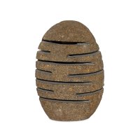 (image for) Natural Riverstone Candle Holder - Standing Stone Cut (10x13x22cm)