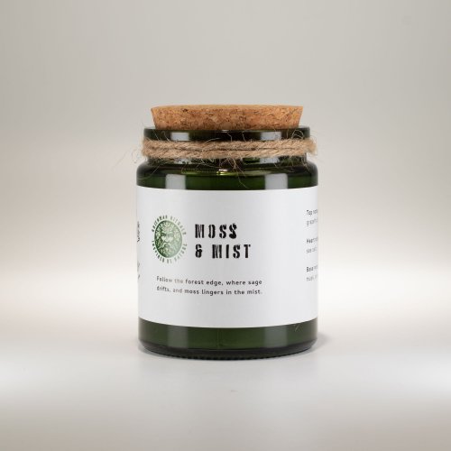 (image for) Greenman Woodwick Soy Candle - Moss & Mist