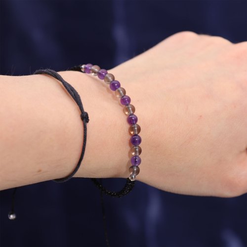 (image for) Zodiac Crystal Candle with Gemstone Bracelet - Capricorn