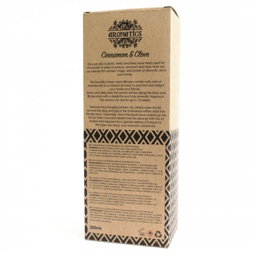 (image for) 200ml Cinnamon & Clove Essential Oil Reed Diffuser