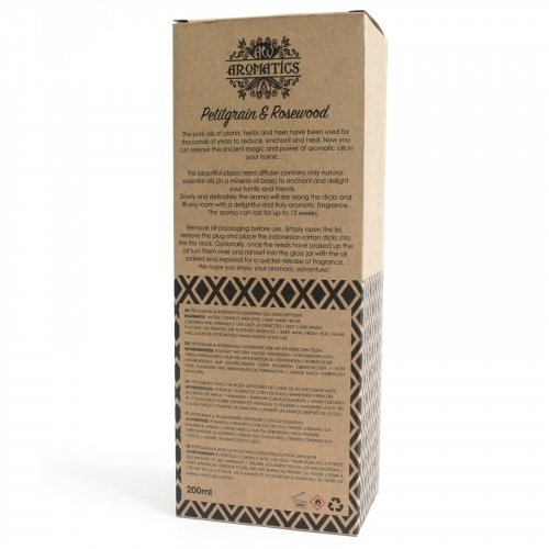 (image for) 200ml Petitgrain & Rosewood Essential Oil Reed Diffuser