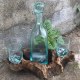 (image for) Molten Glass on Wood- Whisky Set