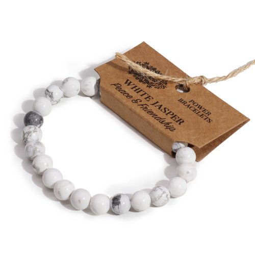 (image for) Power Bracelet - White Jasper