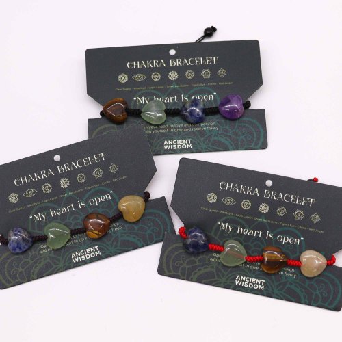 (image for) Chakra String Bracelet - Hearts