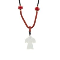 (image for) Cord Necklace Gemstone Pendant - Opalite Angel