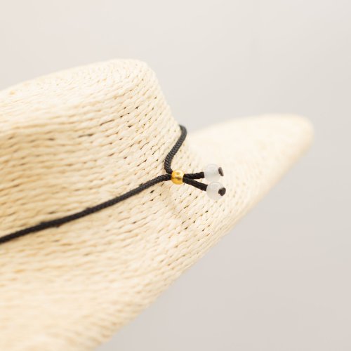 (image for) Cord Necklace Gemstone Pendant - Howlite Teardrop