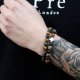 (image for) Set of 2 Gemstones Friendship Bracelets - Harmony - Rainbow Gemstones