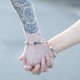 (image for) Set of 2 Gemstones Friendship Bracelets - Support - Sodalite & Picture Stone