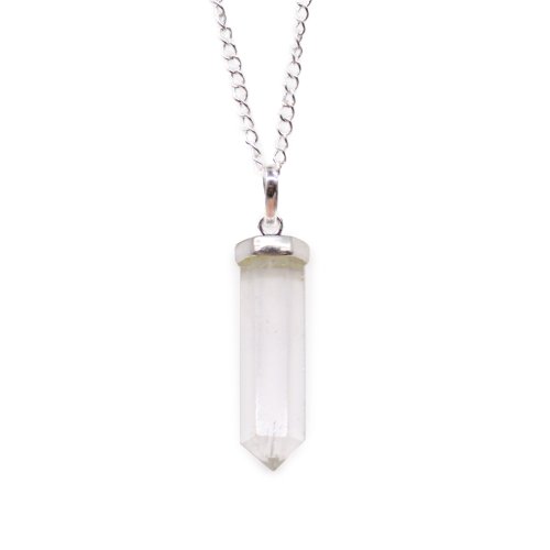 (image for) Gemstone Classic Point Pendant - Rock Quartz