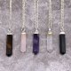 (image for) Gemstone Classic Point Pendant - Black Agate