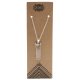 (image for) Gemstone Flat Pencil Pendant - Rock Quartz