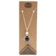 (image for) Gemstone Healing Hands Pendant - Amethyst