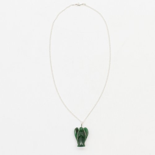 (image for) Gemstone Guardian Angel Pendant - Green Aventurine
