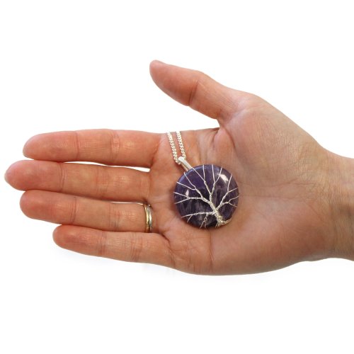 (image for) Tree of Life Gemstone Necklace - Amethyst