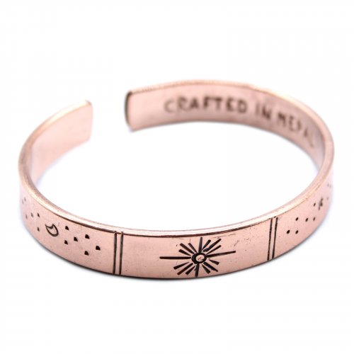 (image for) Inspiration Bracelet - Copper Snrise, Galaxy, Stars, Earth