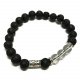 (image for) Lava Stone Bracelet - Tribal Rock Quartz