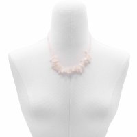 (image for) Longstone Gem Necklace - Rose Quartz