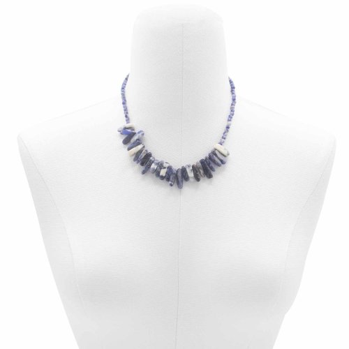(image for) Longstone Gem Necklace - Sodalite