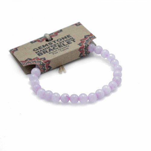 (image for) Gemstone Manifestation Bracelet - Rose Quartz - Love