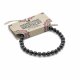 (image for) Gemstone Manifestation Bracelet - Black Agate - Protection