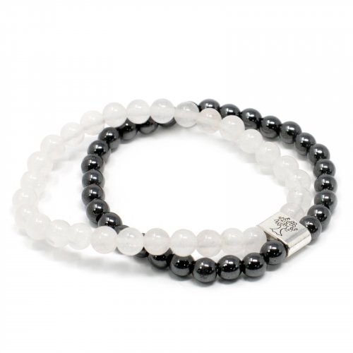 (image for) Magnetic Gemstone Bracelet - Rock Quartz