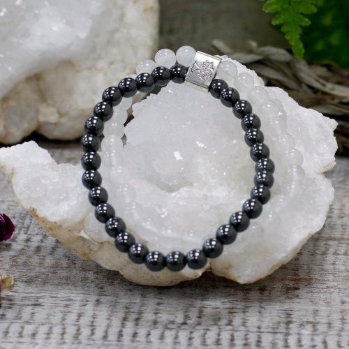 (image for) Magnetic Gemstone Bracelet - Rock Quartz