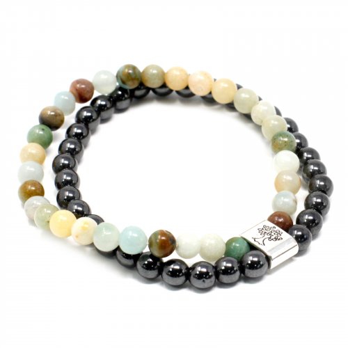 (image for) Magnetic Gemstone Bracelet - Amazonite