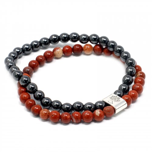 (image for) Magnetic Gemstone Bracelet - Redstone