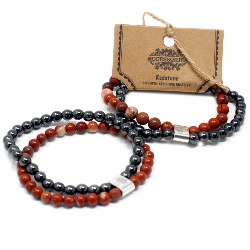 (image for) Magnetic Gemstone Bracelet - Redstone