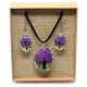 (image for) Pressed Flowers - Tree of Life set - Lavender