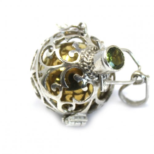 (image for) Silver Angel Bell - Romance - 18mm