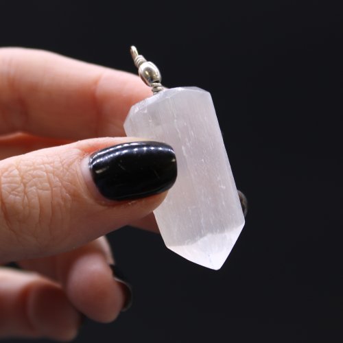 (image for) Selenite Obelisk Pendant