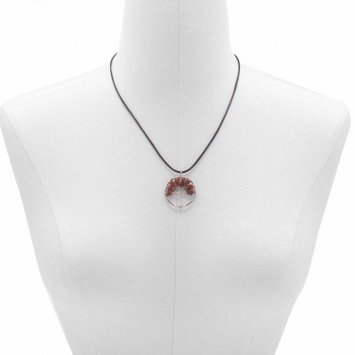(image for) Tree of Life Pendant - Red Jasper
