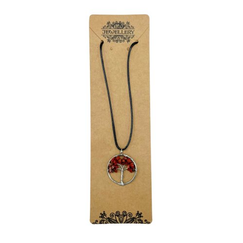 (image for) Tree of Life Pendant - Red Jasper
